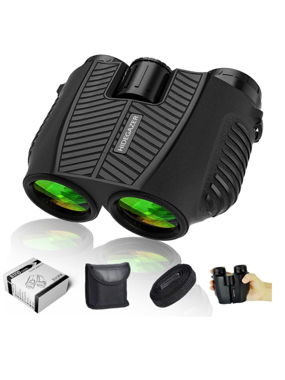 HIDEGAZER Compact Binoculars 12 x 25 - NEW NIB
